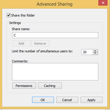 Advanced Sharing